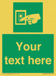 Custom Light Switch Sign